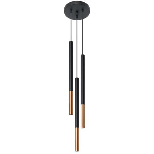  Obesna svetilka MOZAICA 3P črna/medena, (21347580) Cene