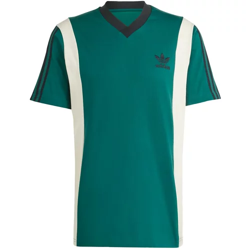 Adidas Majica ' Archive ' zelena / bela