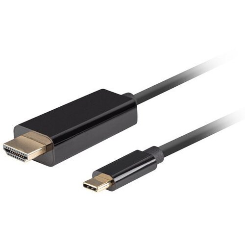 Lanberg USB-C kabel in HDMI Macho/Macho 4K 60Hz 3M Negro, (21090901) Cene