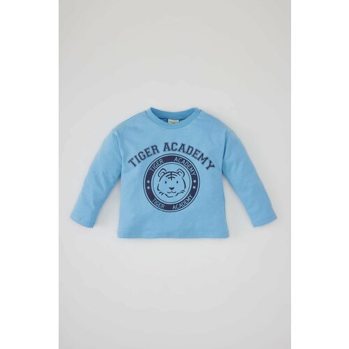 Defacto Baby Boy Regular Fit Crew Neck Tiger Pattern T-Shirt Slike