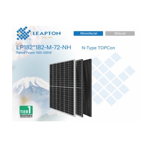 Leapton energy pv modul LEAPTON,575W,MF,N Tip,1400mm Slike