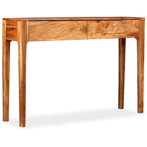  Konzolni stol od masivnog drva 118 x 30 x 80 cm Slike