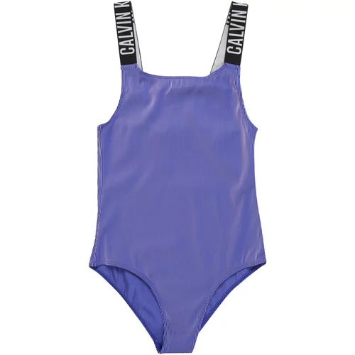 Calvin Klein Swimwear Jednodijelni kupaći kostim plava / crna / bijela