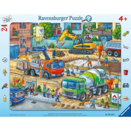 Ravensburger puzzle (slagalice) - Dešavanje na gradilištu Cene