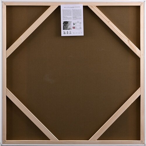 Malerifabrikken Slika s ručno oslikanim elementima 102x102 cm Confidential Yellow &amp;ndash; Slike