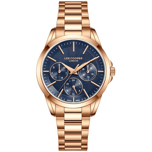 Lee Cooper Ženski sat LC08141.590, Teget kućište, Rose gold Cene