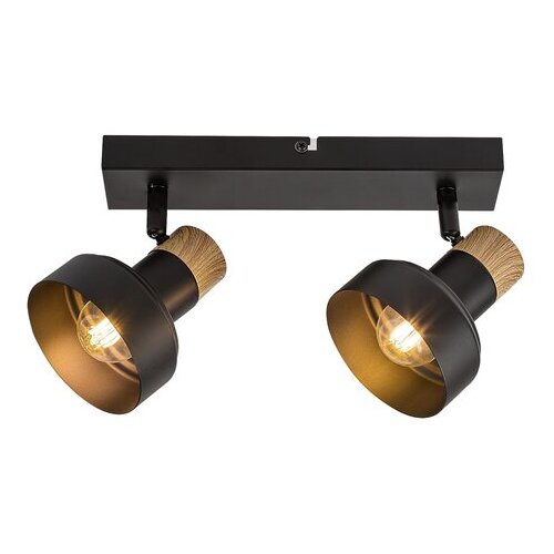 Rabalux spot lampa Saskia, 2x15W, 2xE14, Crna Cene