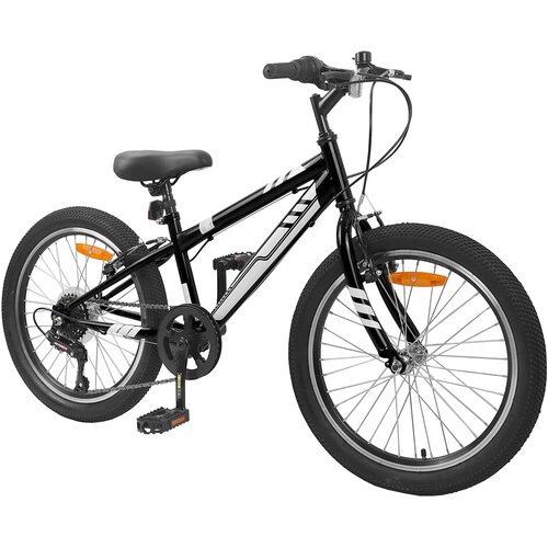 Planinski Bicikl 20 Inča 6-Speed za 5-8 godina Crna Slike