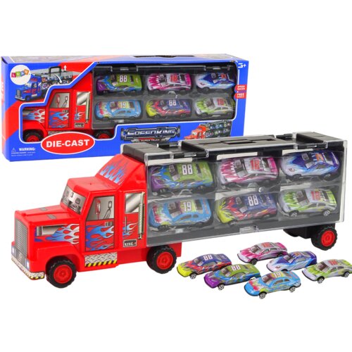  Transport Truck and Race Car Set 12pcs. Cene