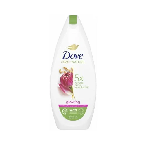 Dove Care By Nature Glowing Shower Gel gel za prhanje 225 ml za ženske