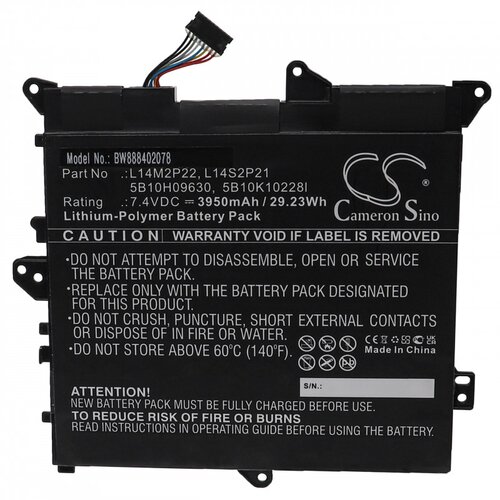 VHBW baterija za lenovo ideapad 300S-IBR / ideapad flex 3-1120 / yoga 300-11IBR, 3950 mah Cene