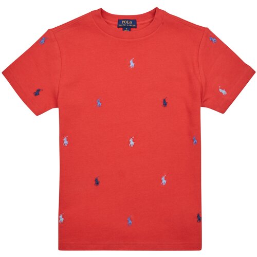 Polo Ralph Lauren Majice s kratkimi rokavi SS CN-KNIT SHIRTS-T-SHIRT Rdeča Cene