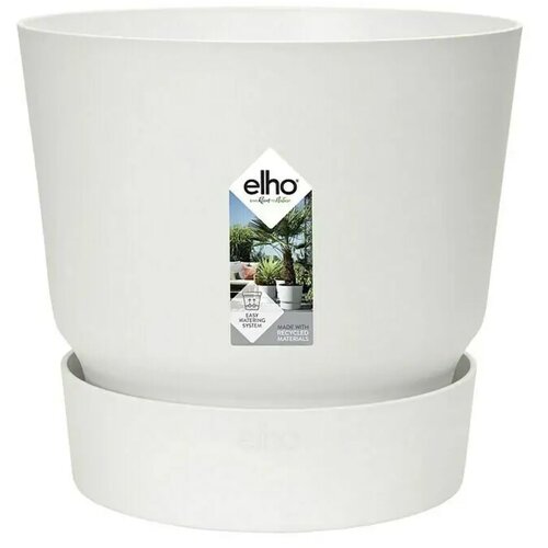 ELHO Cvetlični lonec Greenville (&amp;Oslash; 30 cm, bela) Slike
