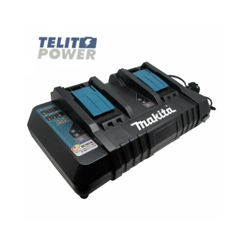 Makita brzi punjač baterije za ručni alat 18V za dva akumulatora DC18RD Slike