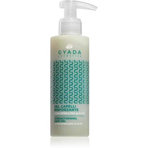GYADA Cosmetics krepilen gel za styling s spirulinom in aloe vero