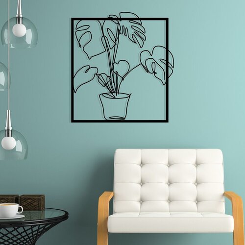 Wallity zidna dekoracija Store, 49x53cm, Crna Cene