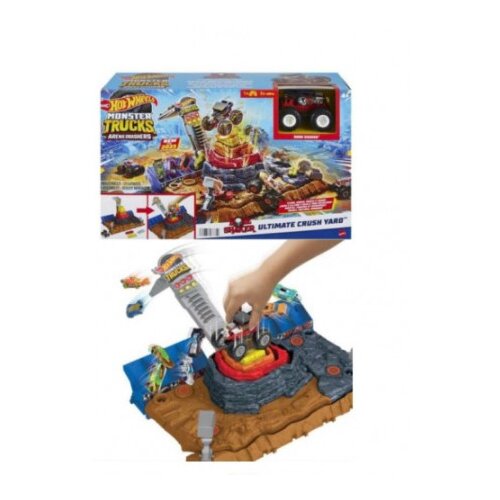 Hot Wheels Hot Wheels: Monster Trucks Arena Smashers z avtomobilčkom Bone Shaker - finale Cene