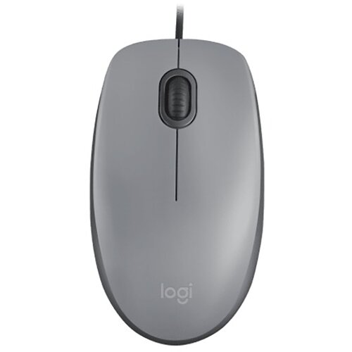 Logitech mi&amp;scaron;ka M110, usb, optična, siva Slike