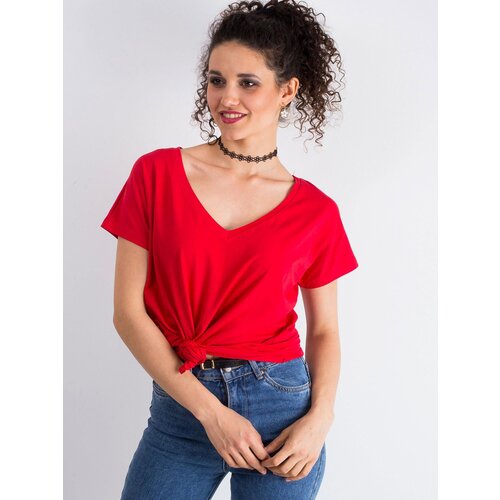 BASIC Feel Good T-shirt-RV-TS-4832.14P-red Slike