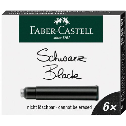  TINTA ZA NALIVPERO PATRONE PK6 FABER-CASTELL 185507 CRNA Cene