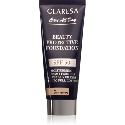 Claresa Care All Day Beauty Protective Foundation za&amp;scaron;titni puder SPF 50 nijansa 1N Light Neutral 30 ml Slike
