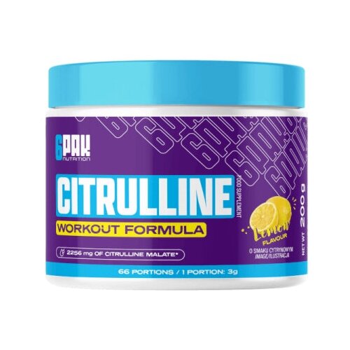 6PAK Citrulin 200g Limun &ndash; L-Citrulin Malat za Pumpu i Oporavak Cene