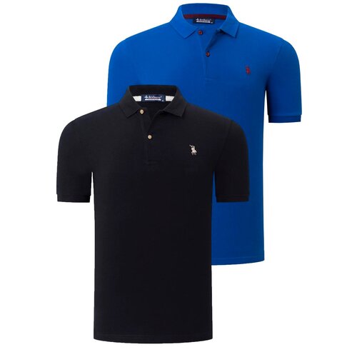Dewberry DUAL SET T8561 MENS TSHIRT-BLACK-SAKS Slike