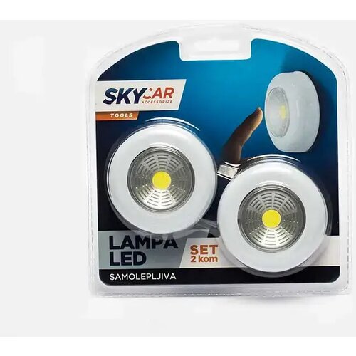 Skycar lampa led set 2KOM samolepljiva C1194 Cene