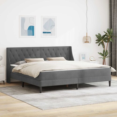  Okvir kreveta s madracem Tamno siva 180 x 200 cm Bar&amp;scaron;un Slike