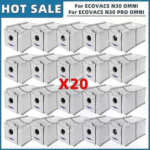 INORCO Velja za primerno za ECOVACS DEBOT N30 OMNI / N30 PRO OMNI Rezervni deli Dodatki Glavna stranska krtaa Hepa Filter Mop Pad Vreka za prah, (21983976) Slike