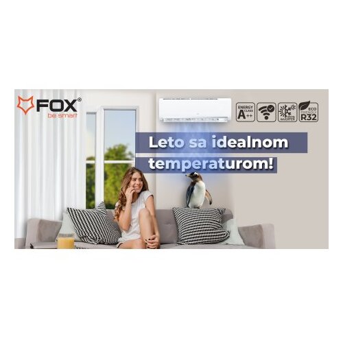 Fox FAC-24INTC-52G wifi inverter klima uređaj Slike