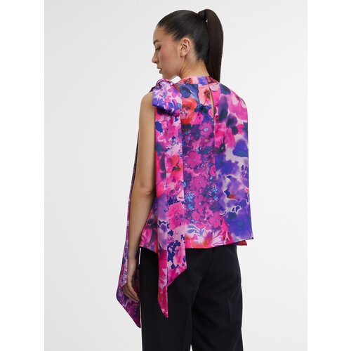Orsay Purple Women's Floral Top - Women's Cene
