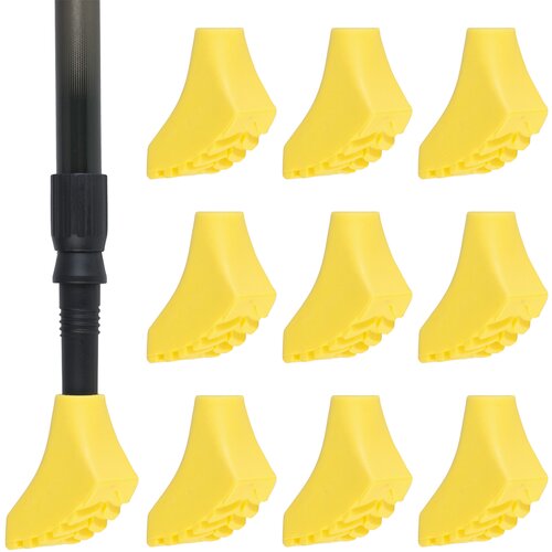 Neo-Sport 10-Pack Nordic Walking Pole Covers - Versatile Yellow Attachments for All Terrains, (21740261) Cene