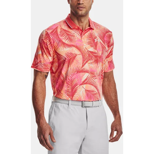 Under Armour T-Shirt UA Iso-Chill Grphc Palm Polo-PNK - Men