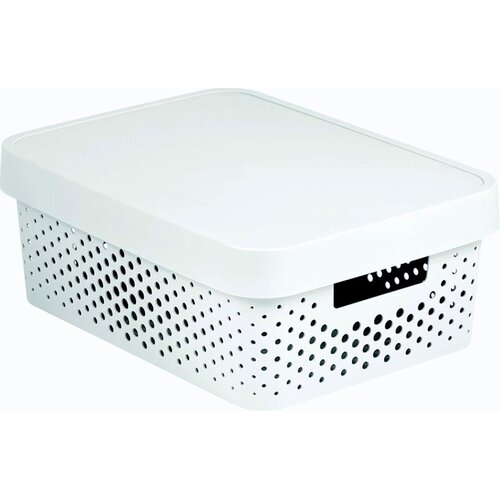 Curver Zaboj za shranjevanje Infinity (11 l, 36 x 27 x 14 cm, bela barva) Slike
