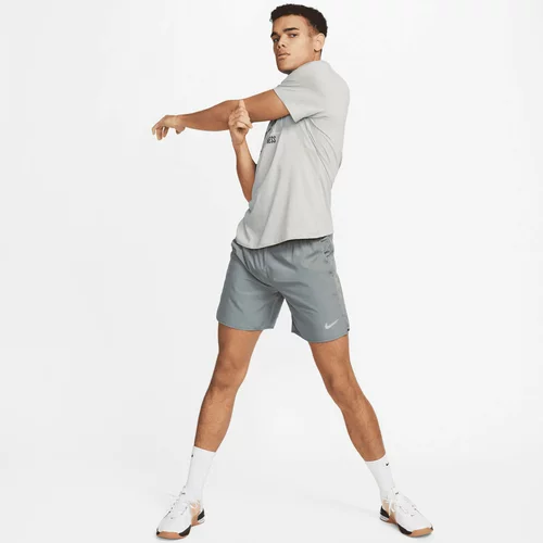 Nike Športne hlače dimno-siva / svetlo siva