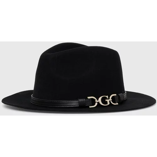 Guess Volnen klobuk črna barva