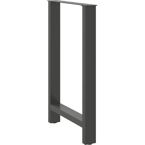  Noge za barski stol antracit boje 2 kom 60 x (90-91) cm čelik Slike
