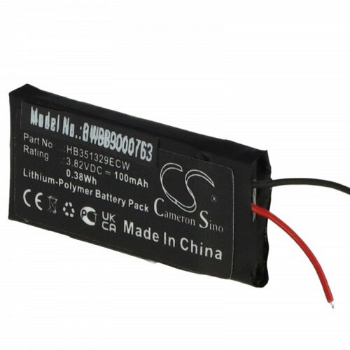 VHBW Baterija za Huawei Band 3 Pro, HB351329ECW, 100 mAh Cene