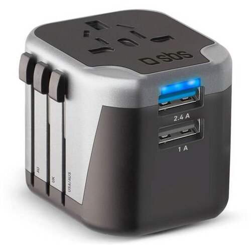 Sbs adapter mednarodni 2x Usb 2.1 A Eu/uk/usa/aus, TEADAPT2USBUNI Cene