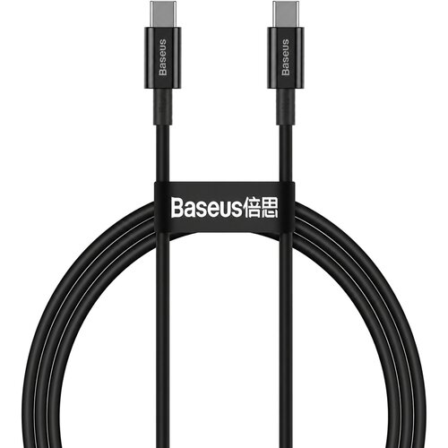 Baseus Superior USB-C v USB-C kabel 100W črne barve dolžine 2m CATYS-C01 Slike