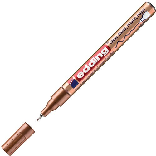 Marker permanentni lakirajući 0,8mm edding 780 brončani Cene