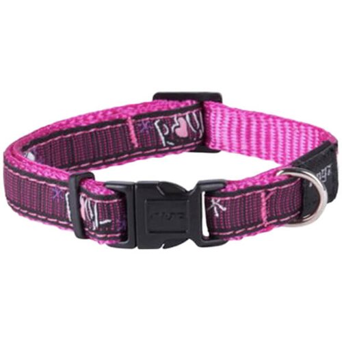 Rogz classic collar pink love - ogrlica za pse s Cene
