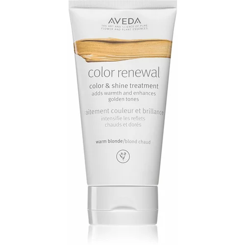 Aveda Color Renewal Color & Shine Treatment barvna maska za lase odtenek Warm Blonde 150 ml