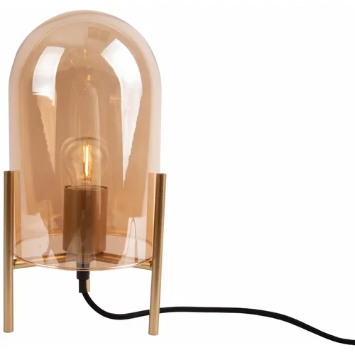 Leitmotiv staklena stolna svjetiljka u zlatnoj boji stakleno zvono