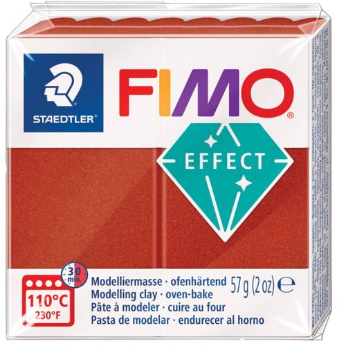  MASA ZA MODELIRANJE 57G FIMO EFFECT METALLIC STAEDTLER 8010-27 METALIK BAKRENA Slike