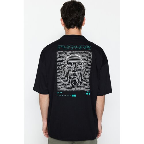 Trendyol T-Shirt - Black - Oversize Slike