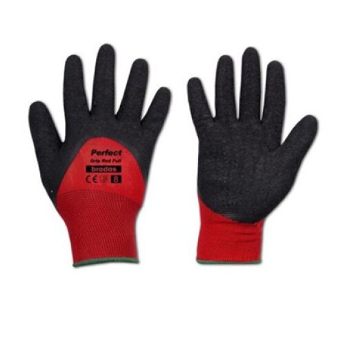 Bradas rukavice perfect grip red full ( 3061 ) Slike