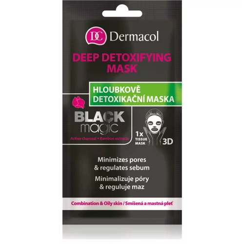 Dermacol Black Magic maska za globinsko razstrupljevanje obraz 1 ks za ženske