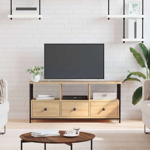 TV ormarić boja hrasta sonome 102x33x45 cm od drva i željeza Cijene